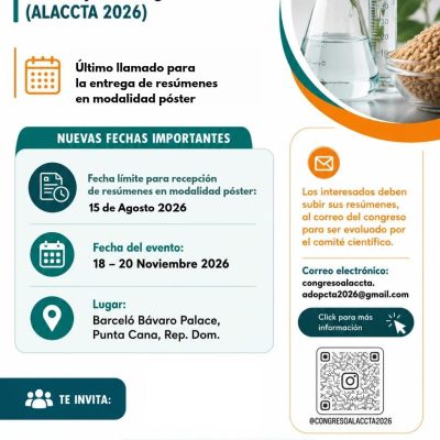 XXIV Congreso de la Asociación Latinoamericana y del Caribe de Ciencia y Tecnología de Alimentos (ALACCTA 2026)